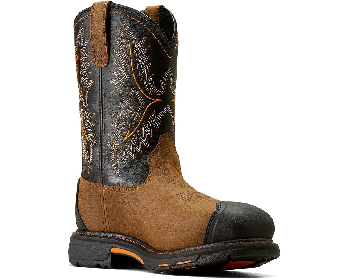 Men's Ariat WorkHog CSA XTR Waterproof Composite Toe Work Boots Rye Brown