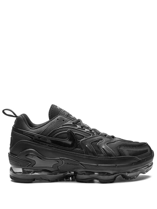 Nike Air Vapormax Evo black athletic sneakers with Air-cushioned soles