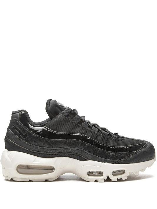Nike Air Max 95 black sneakers with visible Air unit and white midsole
