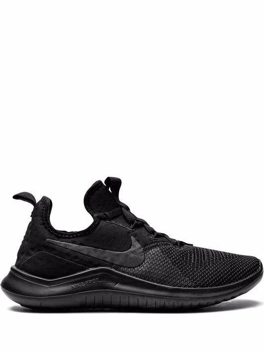 Nike black low-top training sneaker with mesh upper and lace-up closure