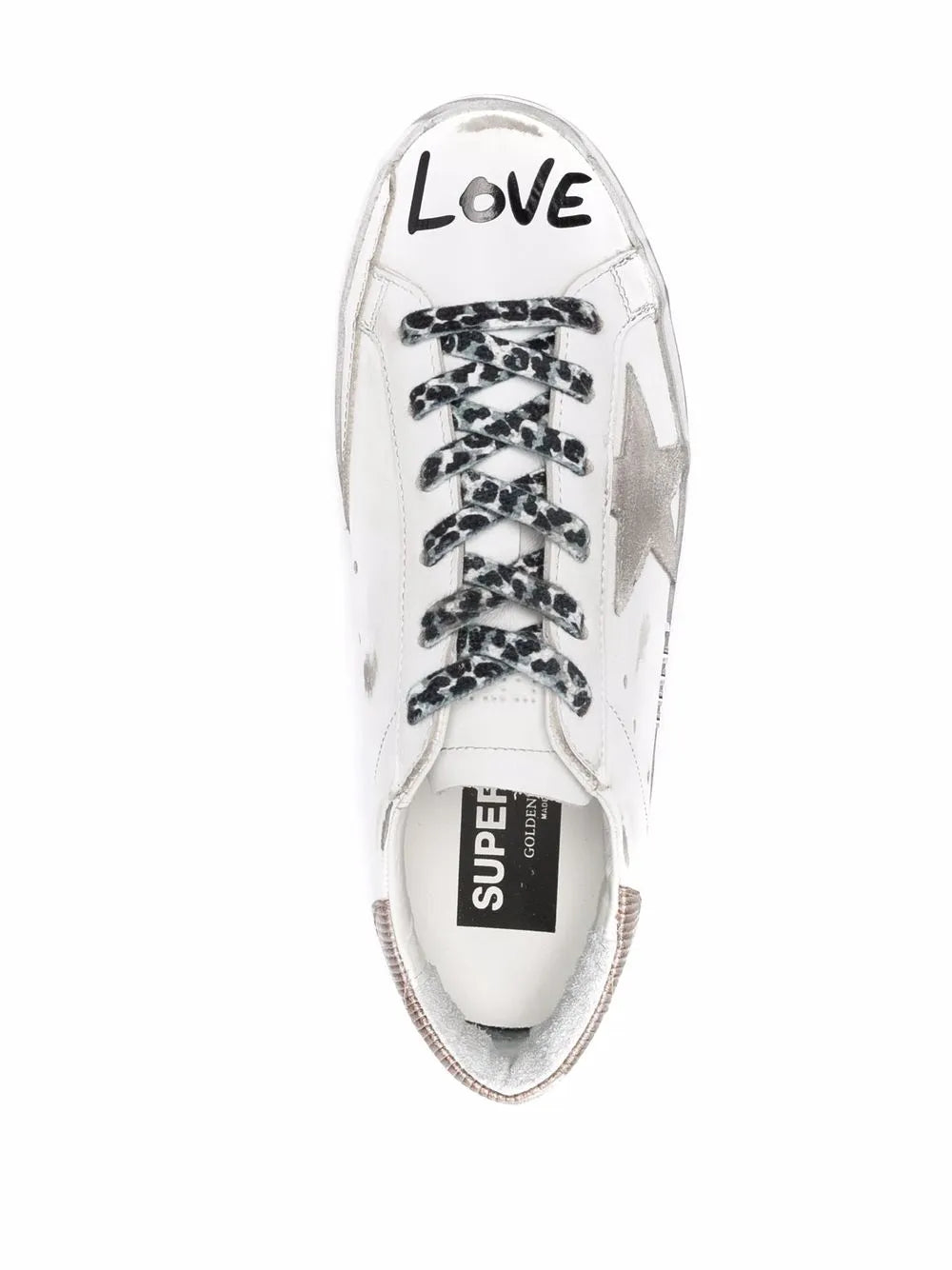 Golden Goose Super-Star Love Print