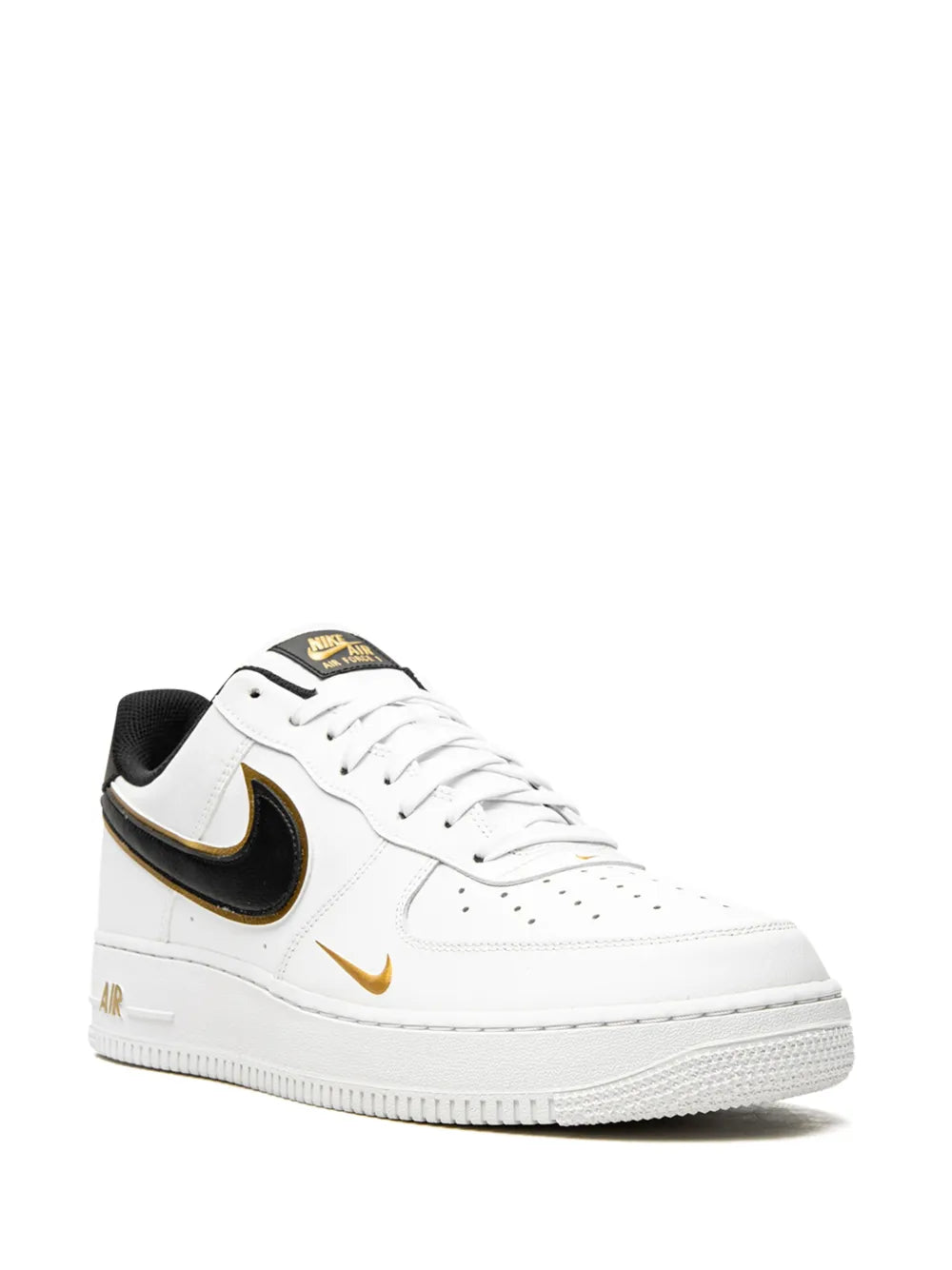 Nike Air Force 1 '07 Lv8 ''Double Swoosh - White/Black/Gold''