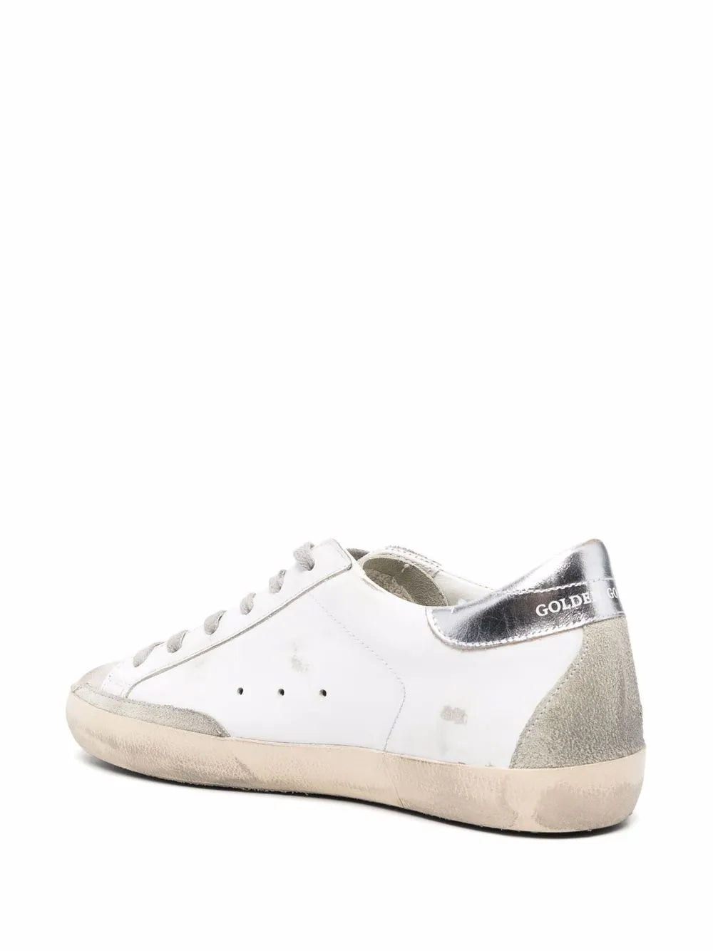 Golden Goose Star-Patch Leather Low-Top