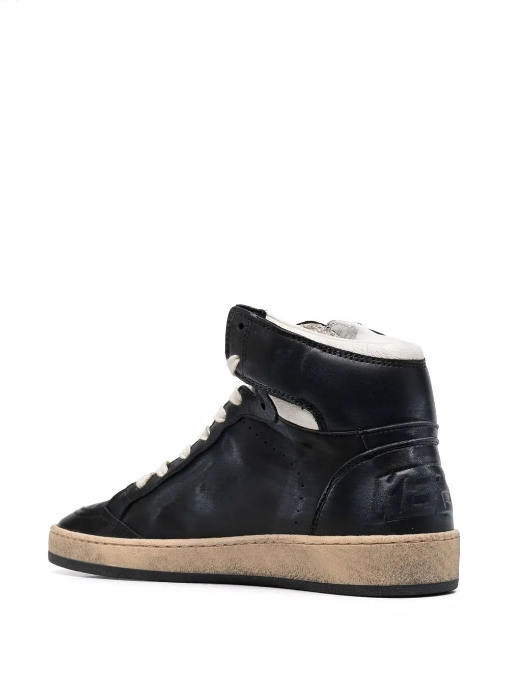 Golden Goose Logo-Print High-Top Suede