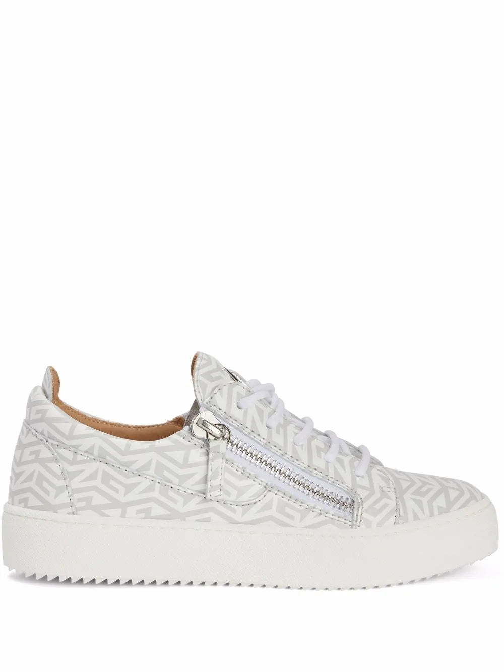Giuseppe Zanotti Gail Monogram-Print Low-Top