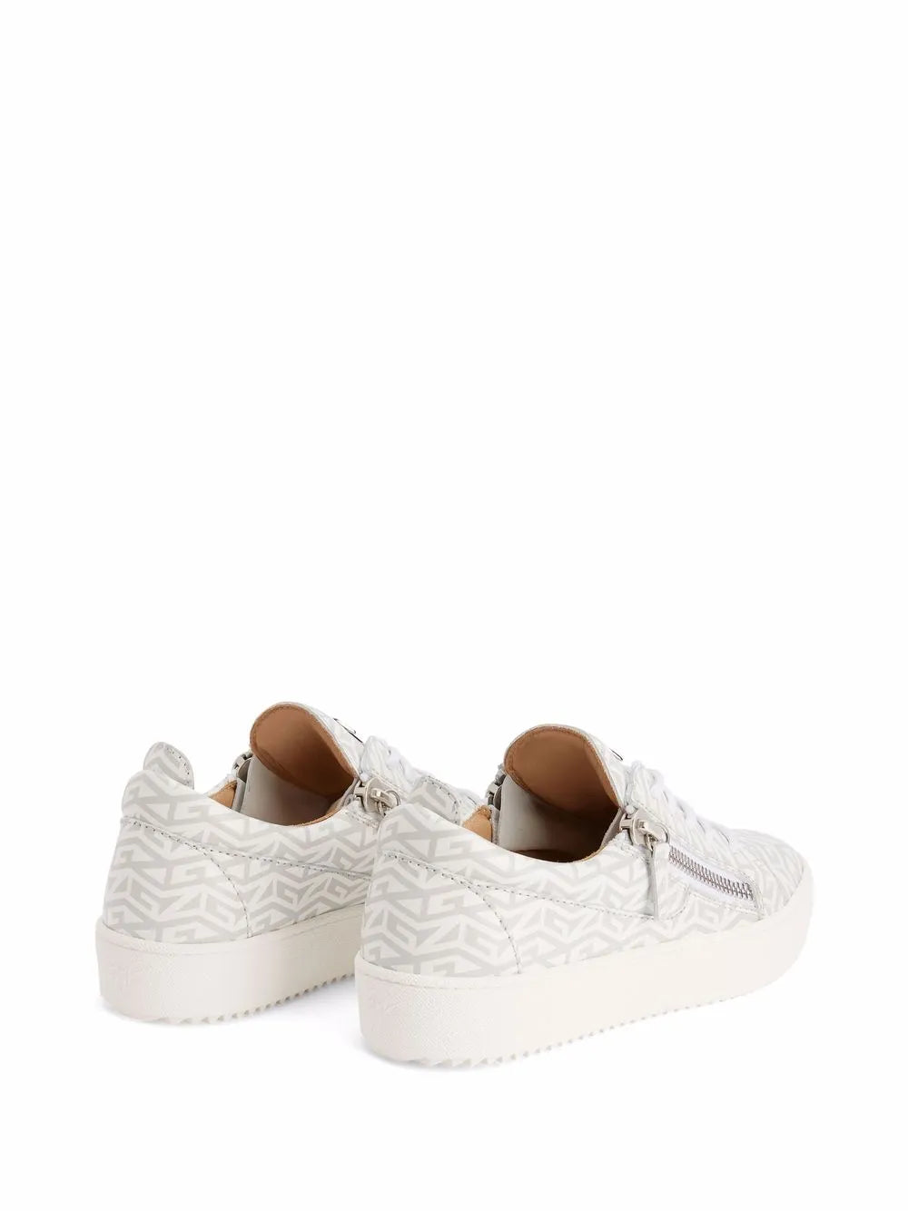 Giuseppe Zanotti Gail Monogram-Print Low-Top
