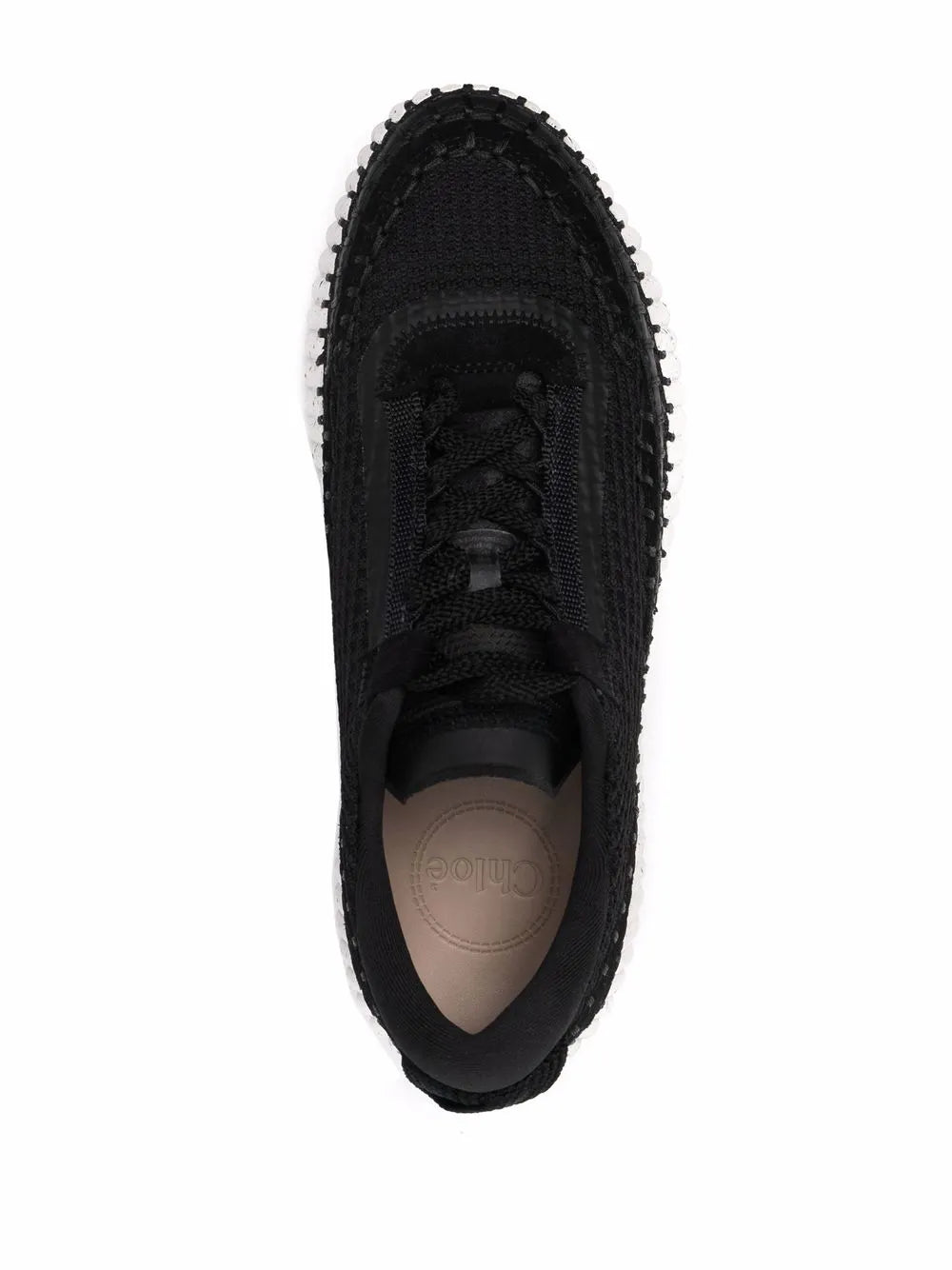Chlo ama Hand-Stitched Mesh