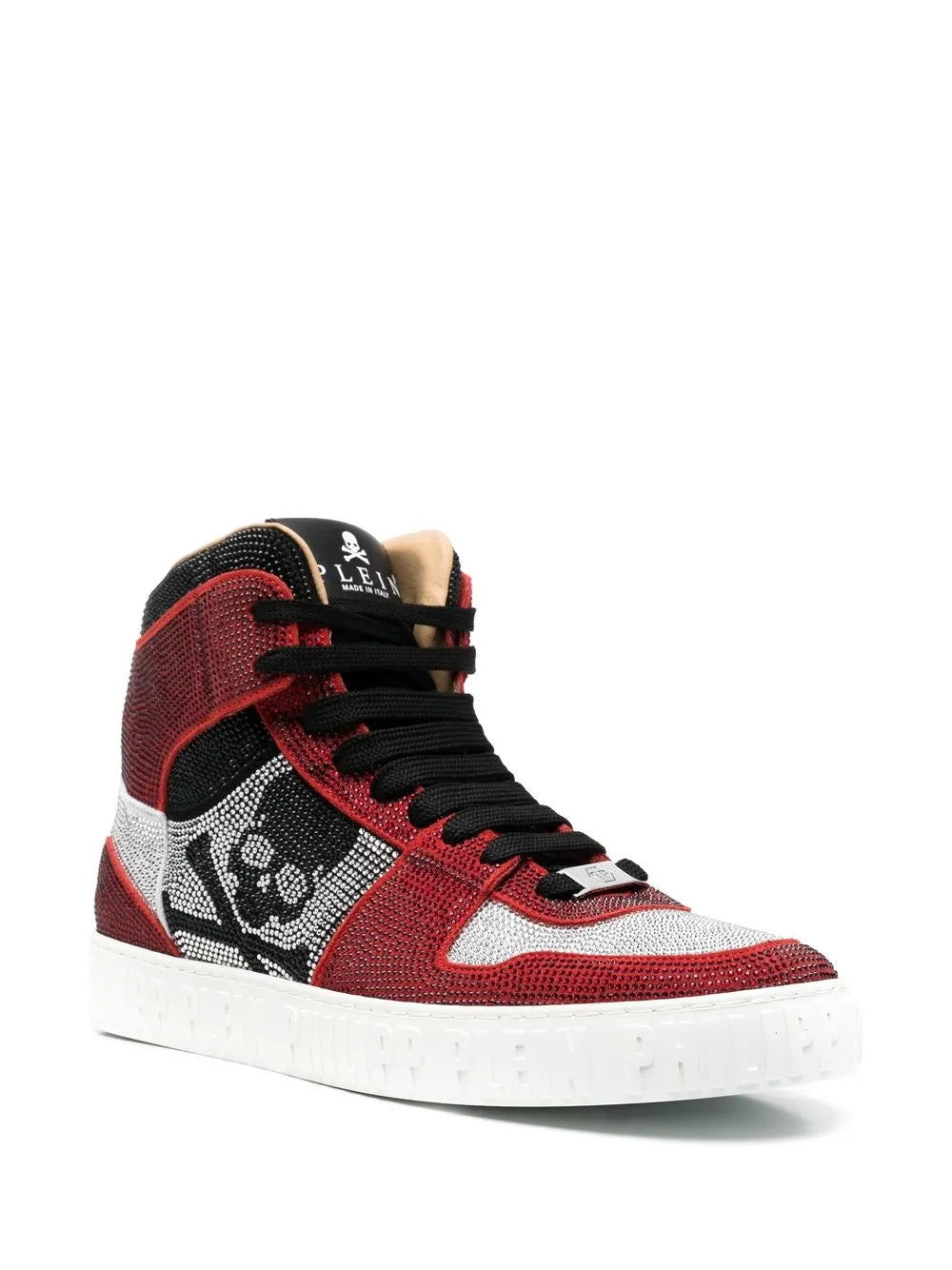 Philipp Plein Strass Crystal-Embellished Hi-Top
