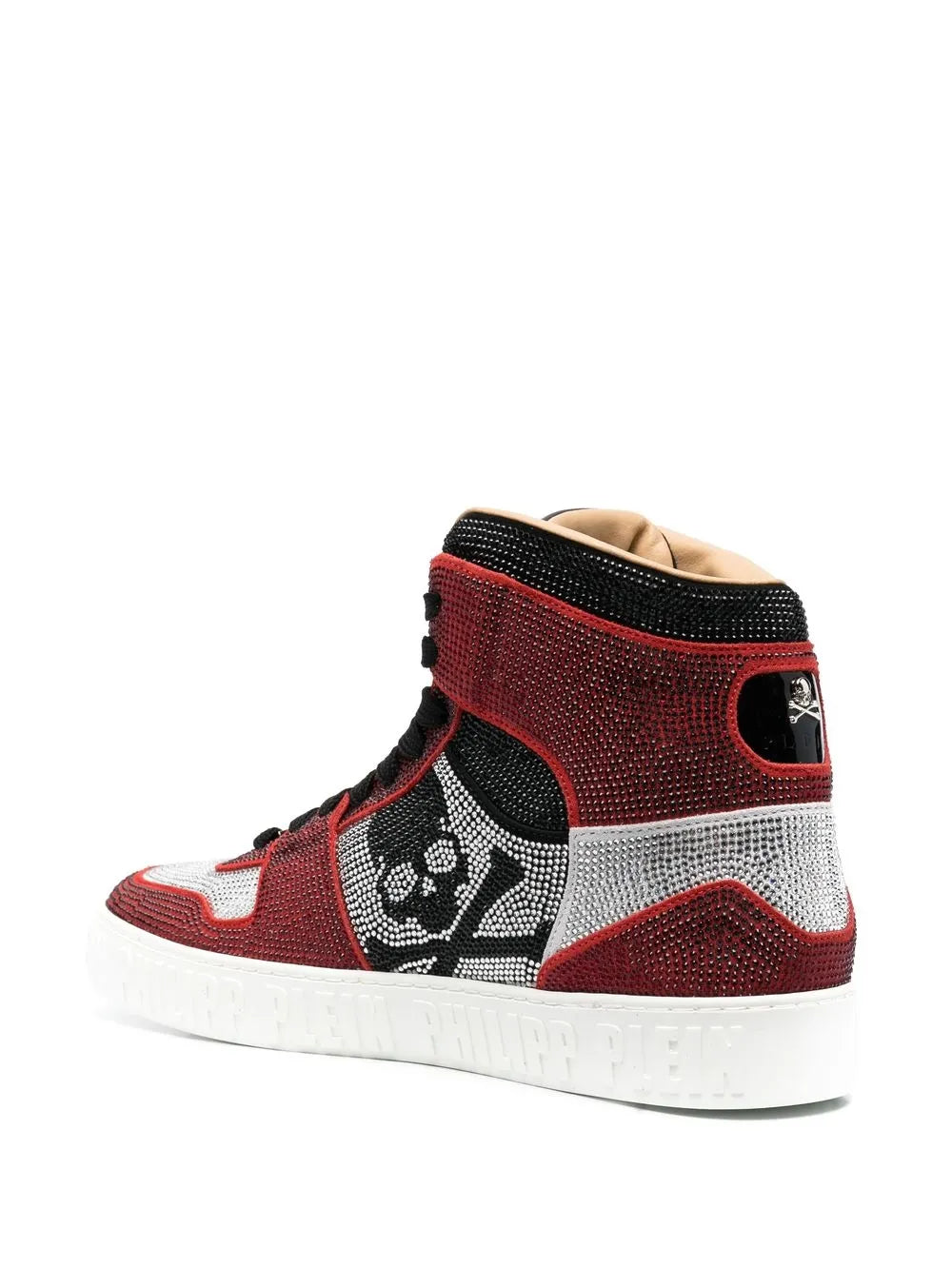 Philipp Plein Strass Crystal-Embellished Hi-Top