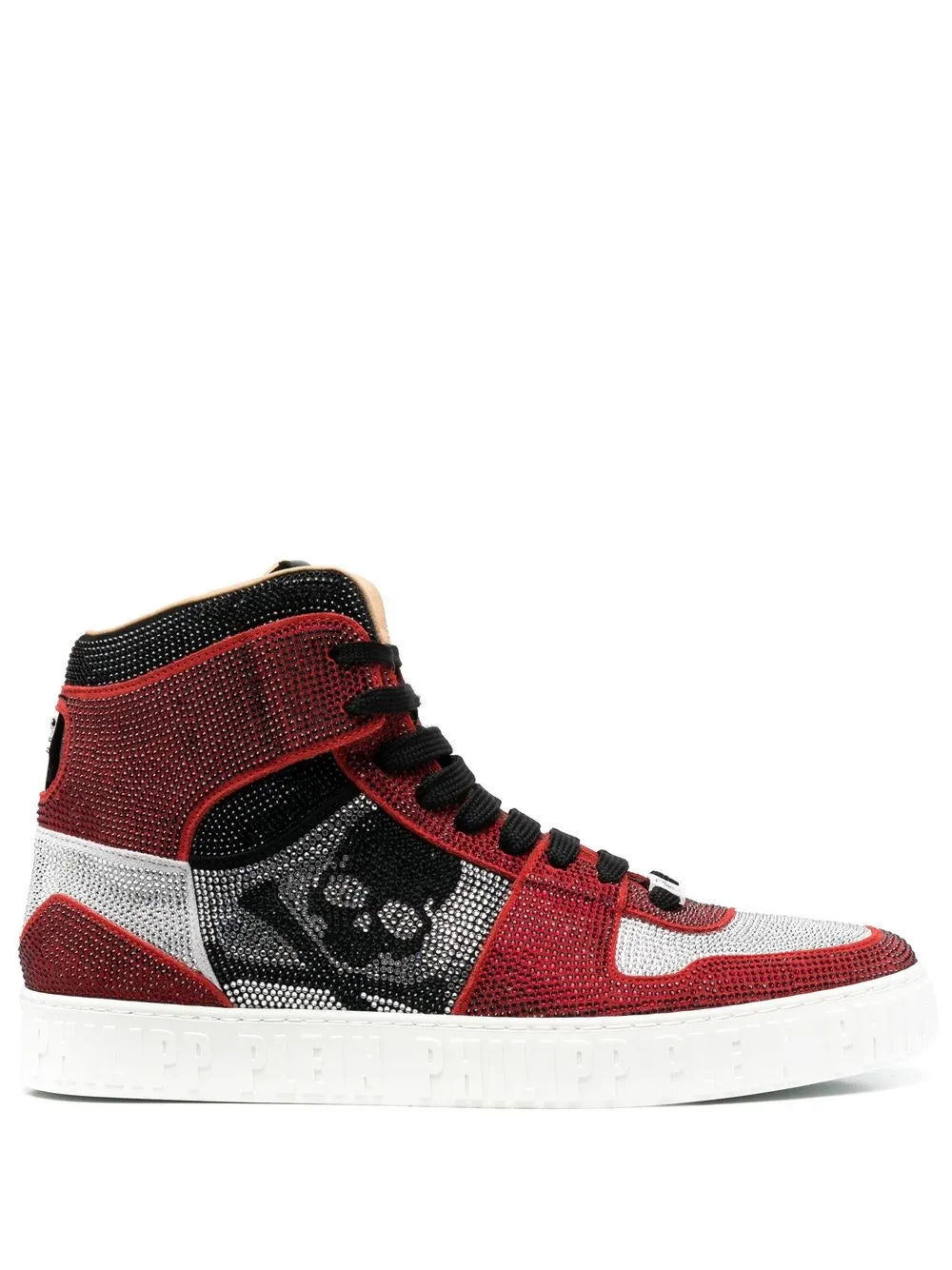 Philipp Plein Strass Crystal-Embellished Hi-Top