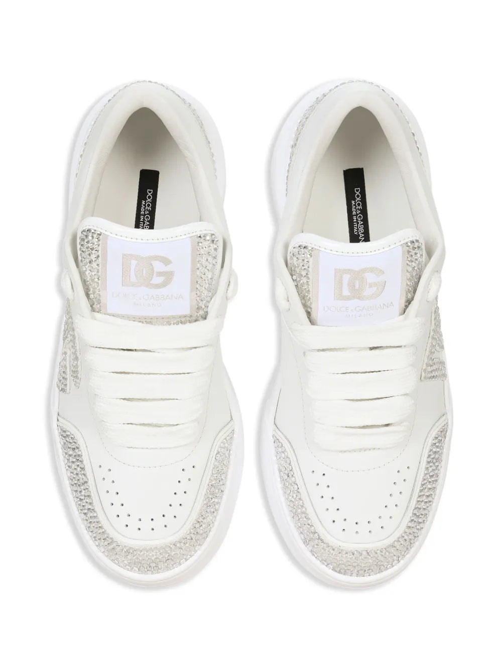 Dolce & Gabbana Rhinestone-Embellished Leather