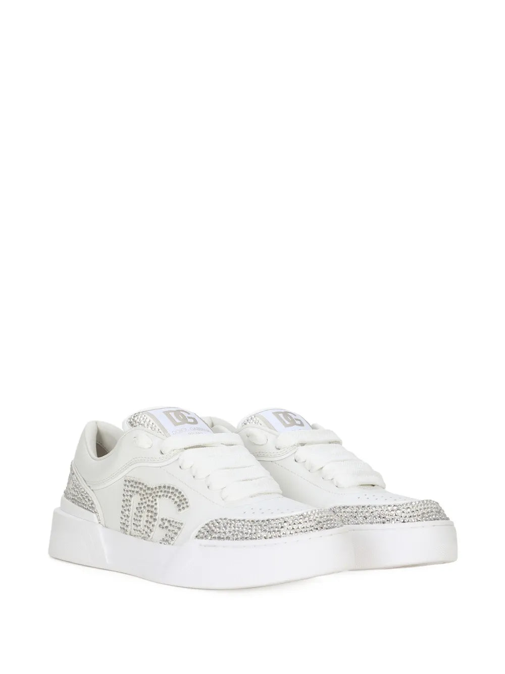 Dolce & Gabbana Rhinestone-Embellished Leather