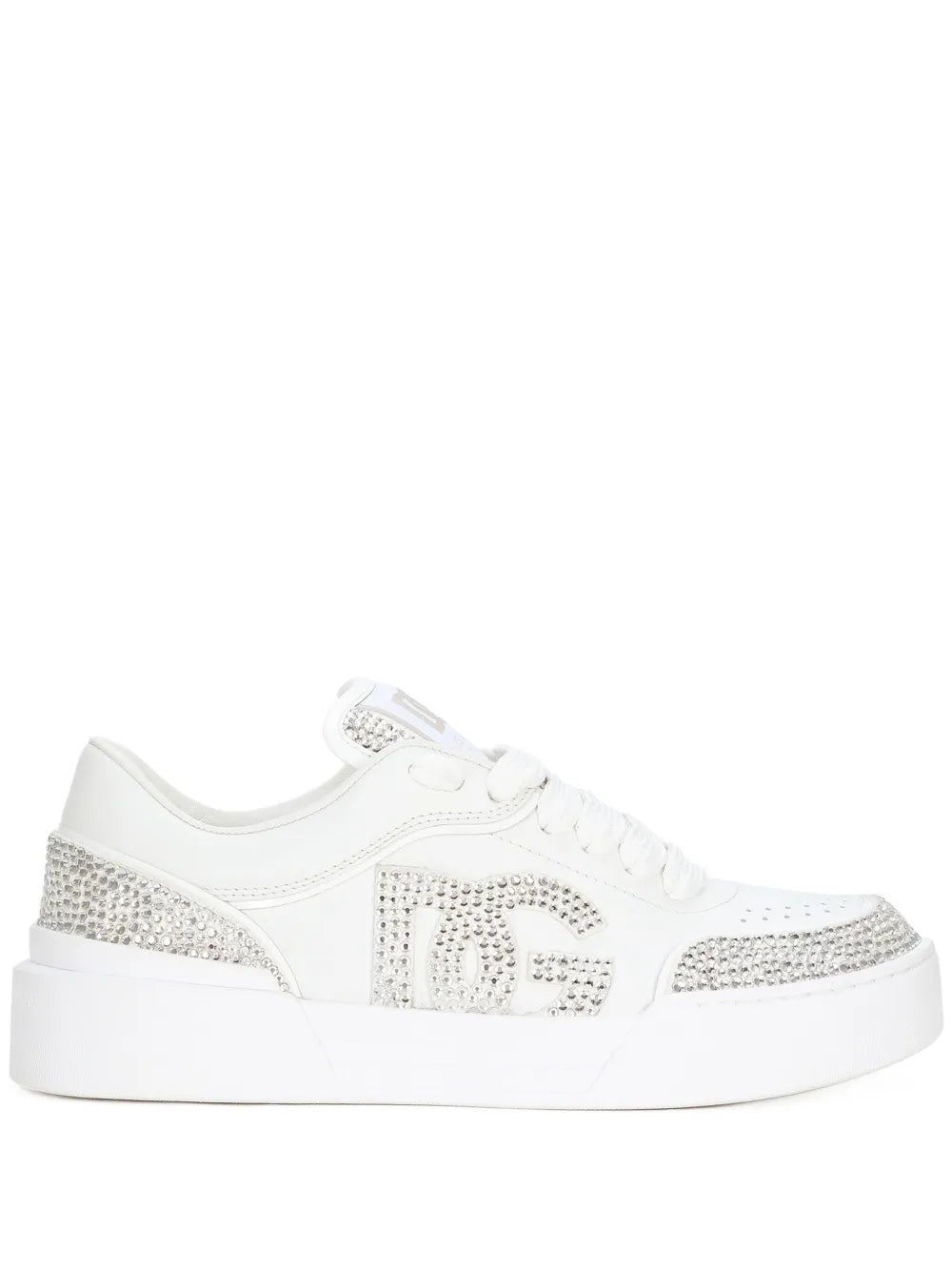 Dolce & Gabbana Rhinestone-Embellished Leather