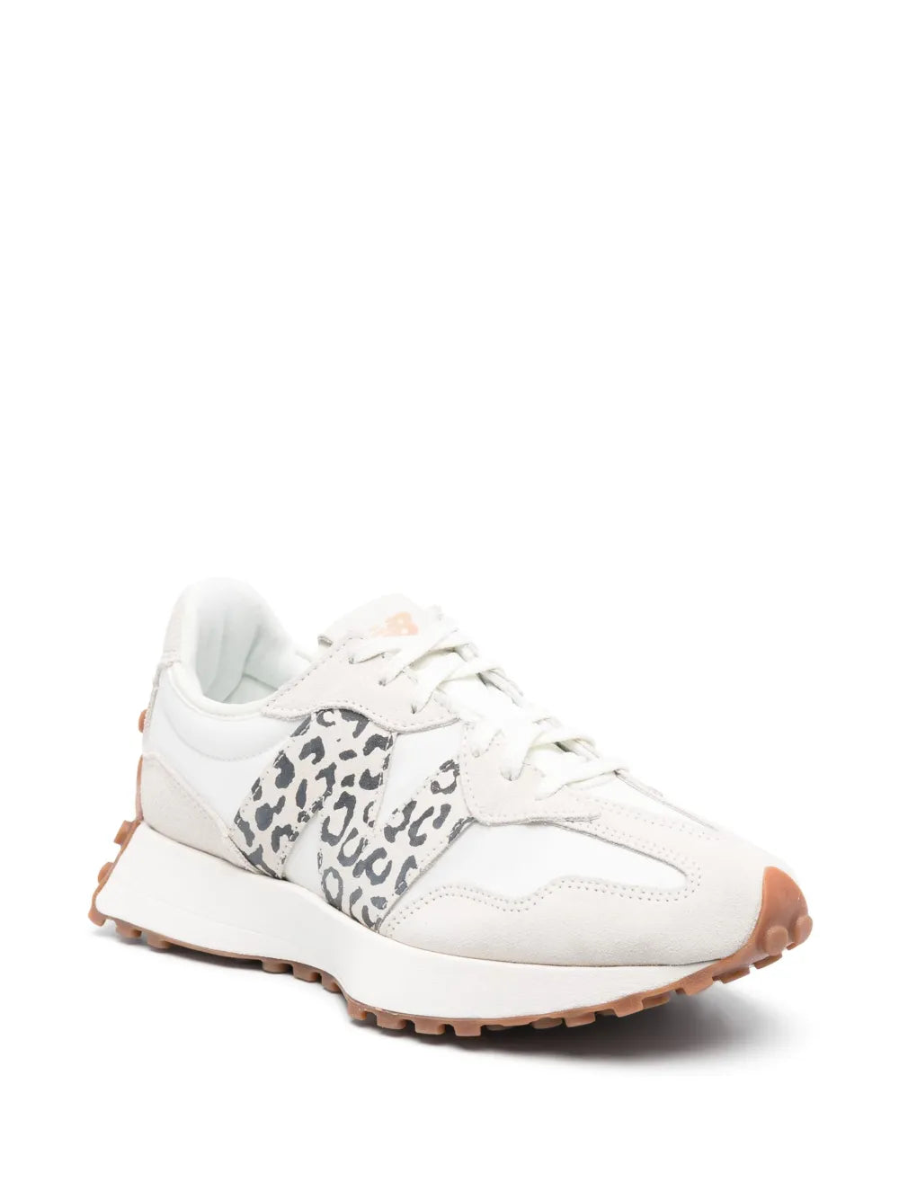 New Balance 327 Leopard-Print Lace-Up
