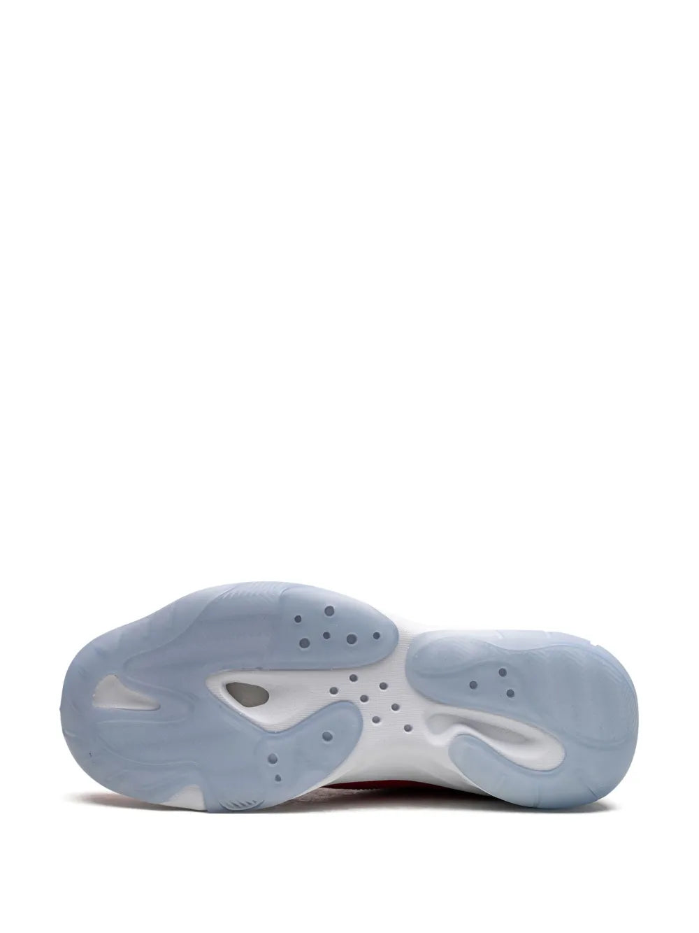 Jordan low-top sneakers outsole in light color with traction pattern