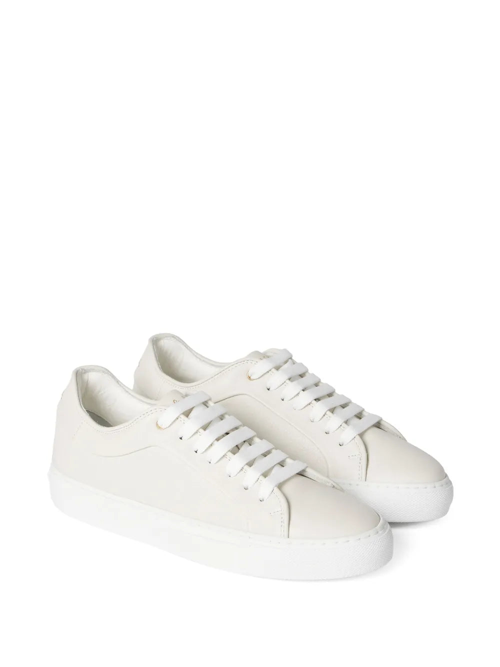Paul Smith white low-top sneakers with lace-up front and cupsole