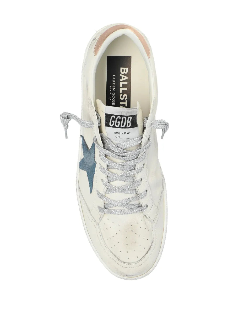 Golden Goose Ball Star Distressed Leather