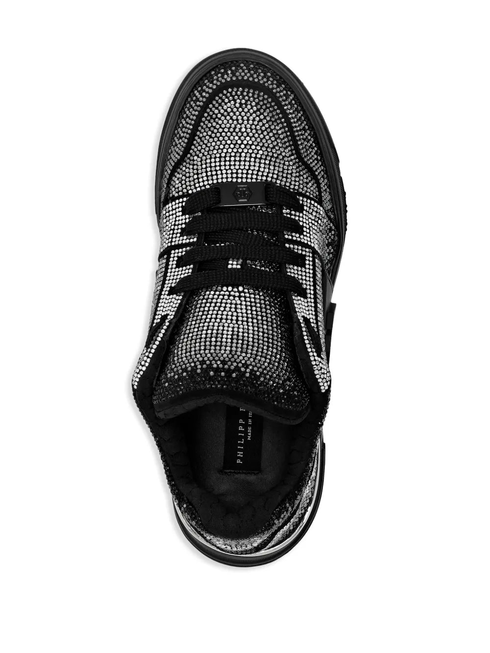 Philipp Plein Strass Hexagon Suede
