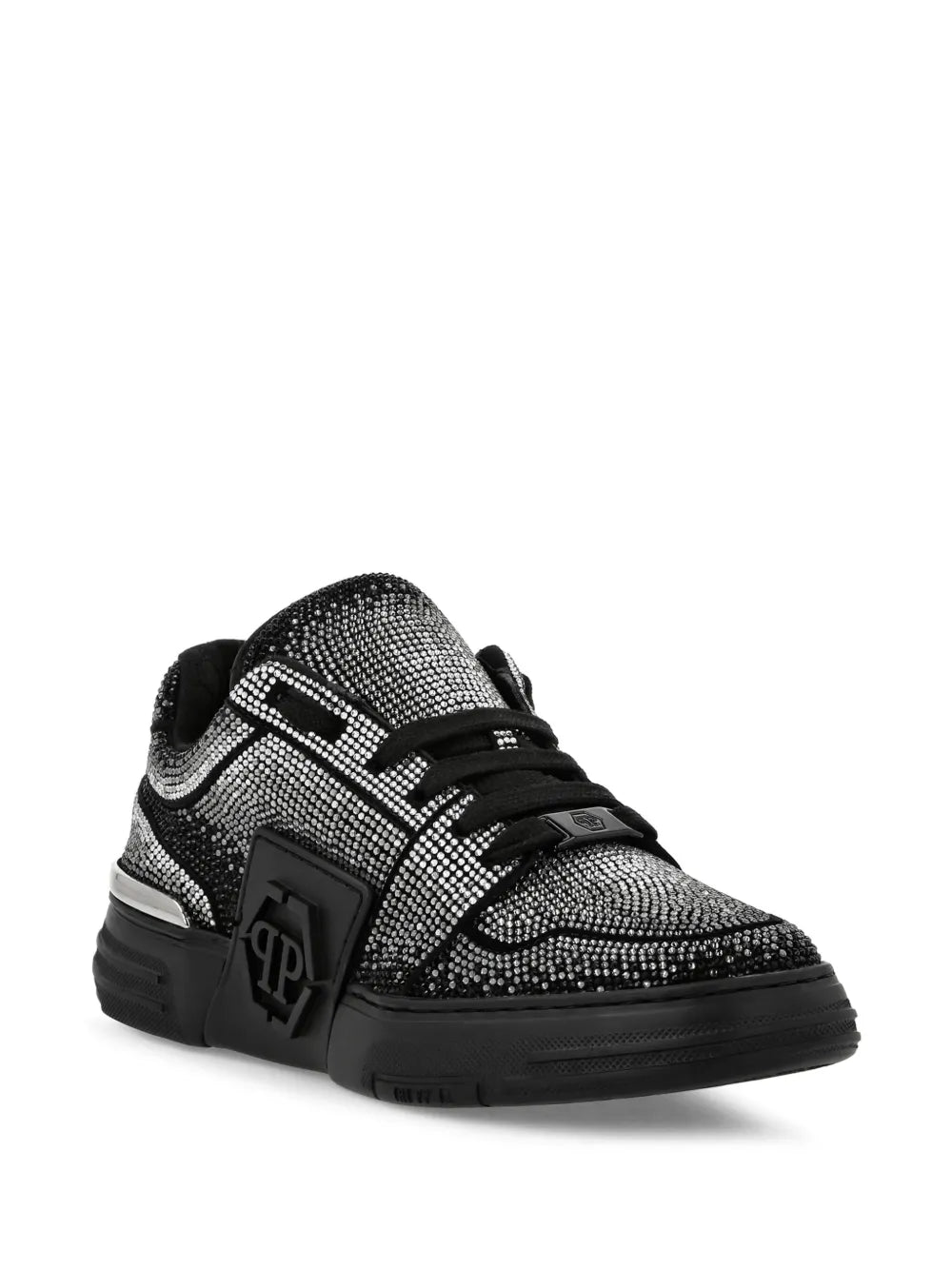 Philipp Plein Strass Hexagon Suede