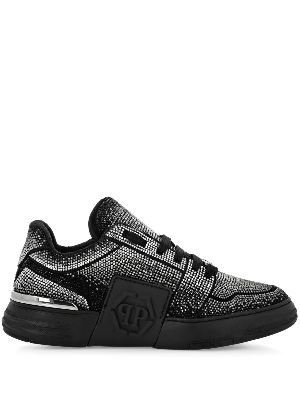 Philipp Plein Strass Hexagon Suede