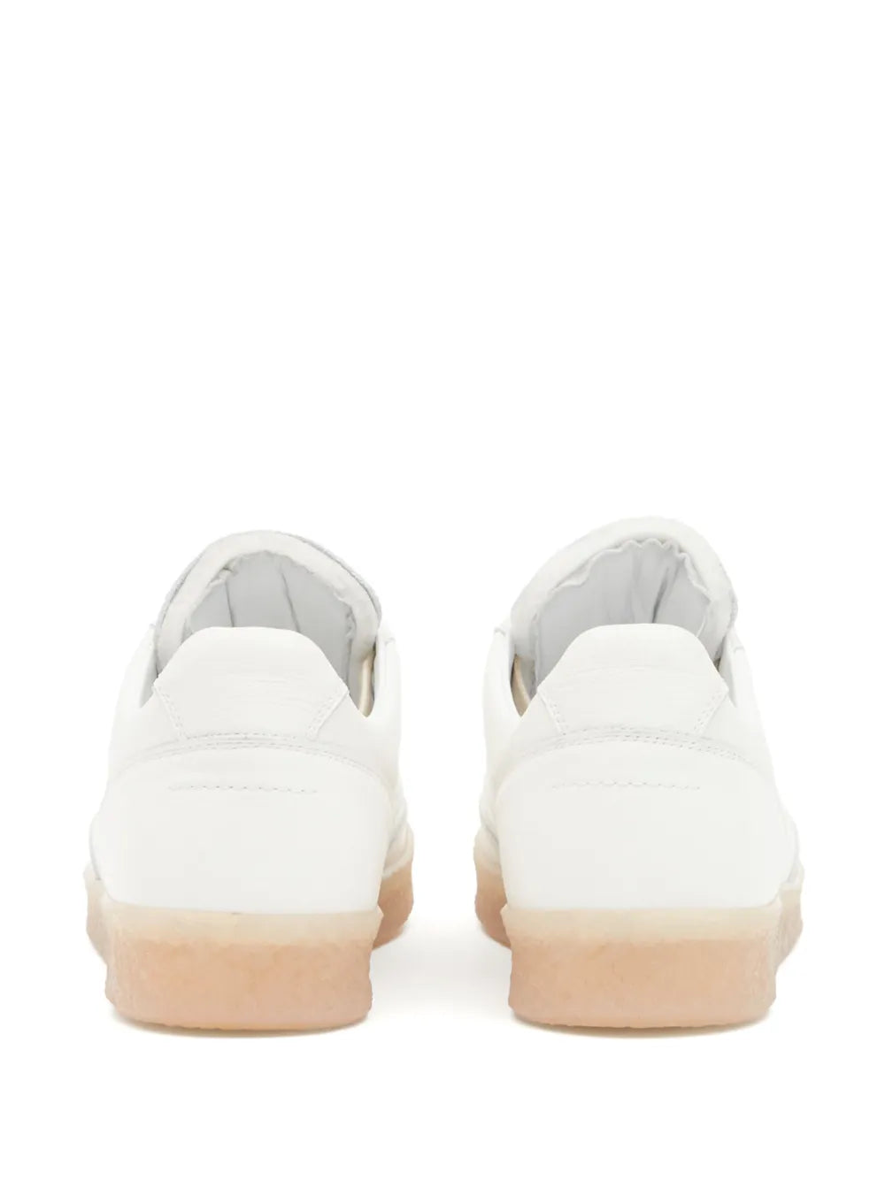 MM6 Maison Margiela Stitch-Logo Leather