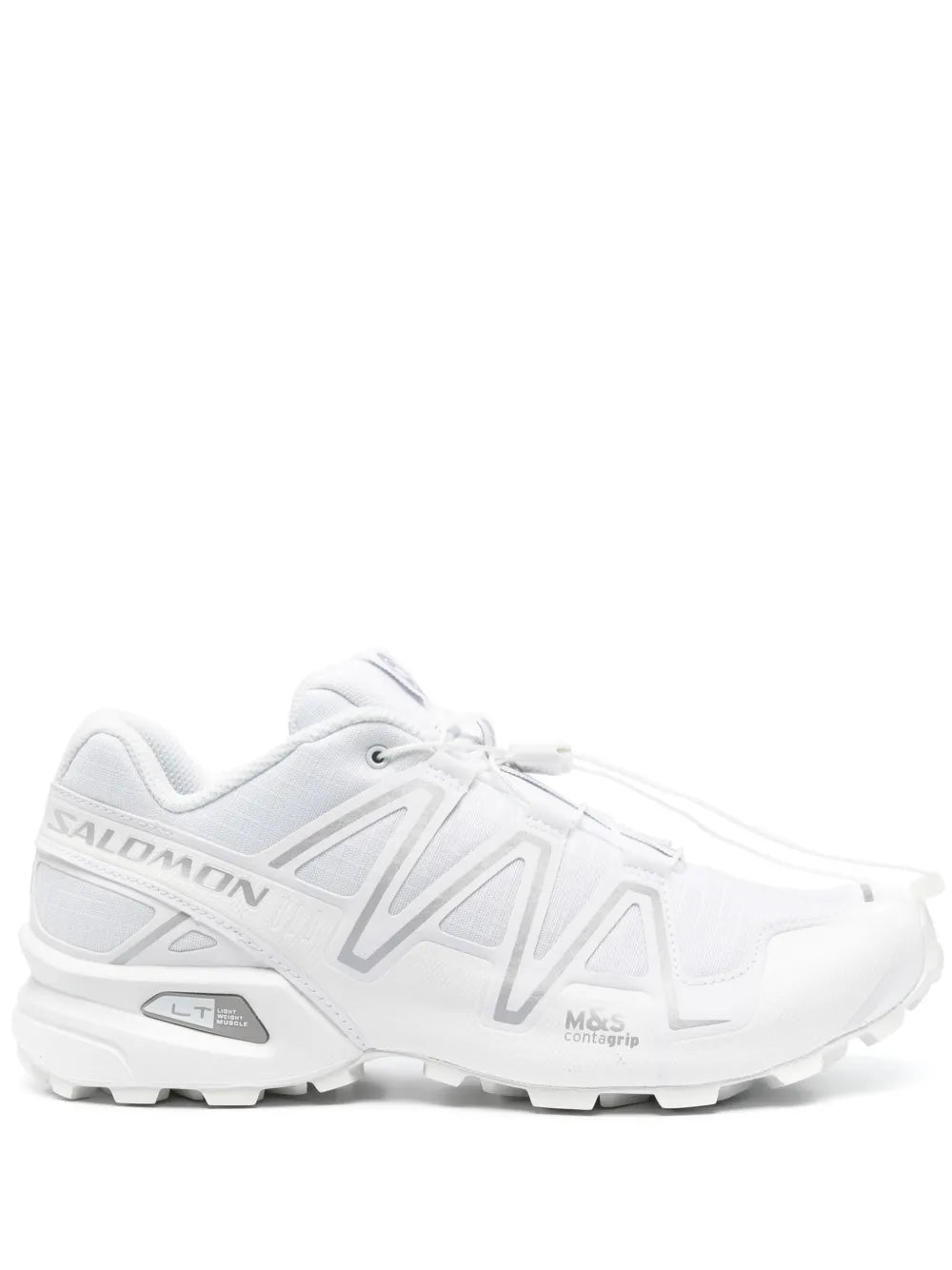 Salomon Speedcross 3 men's trail running shoe, white mesh upper