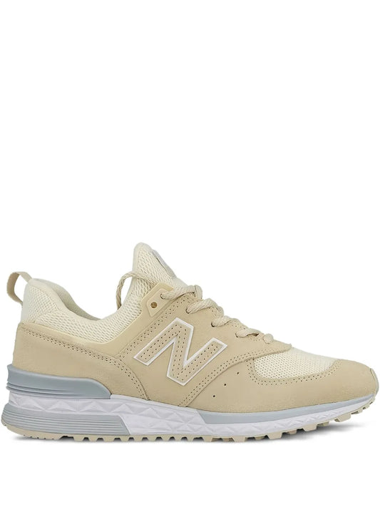 New Balance 574 Sport sneakers in beige with light blue midsole