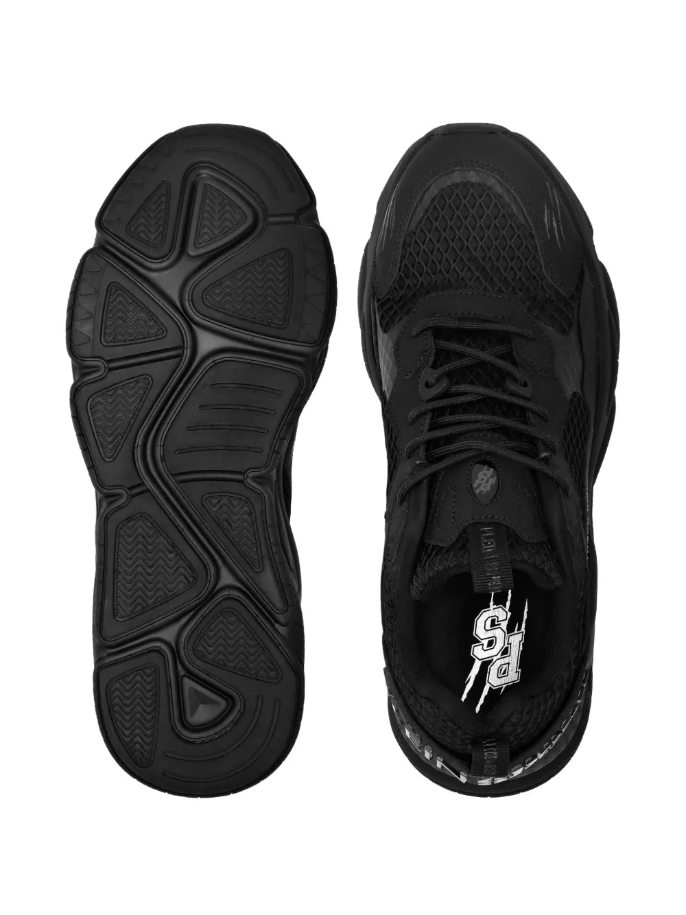Plein Sport Tiger Storm Mesh-Panelled Sports