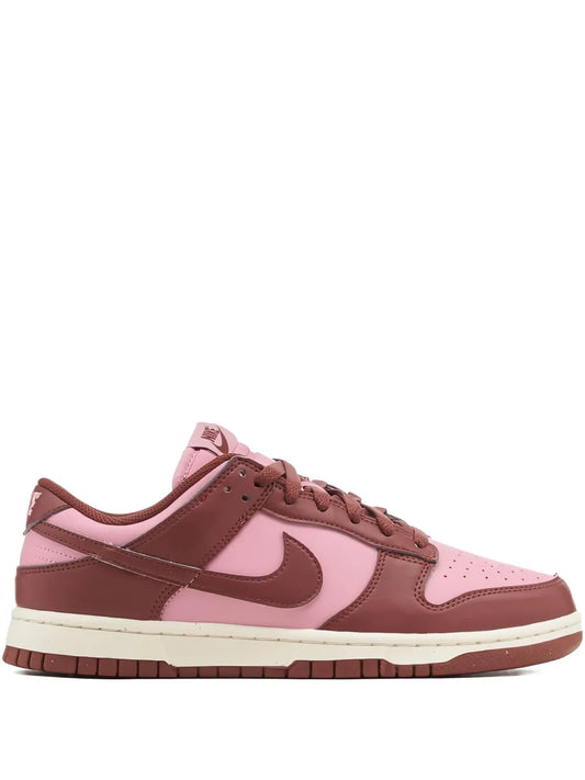 Nike Dunk Low Next Nature low-top sneakers in mauve with pink overlays and lace-up design