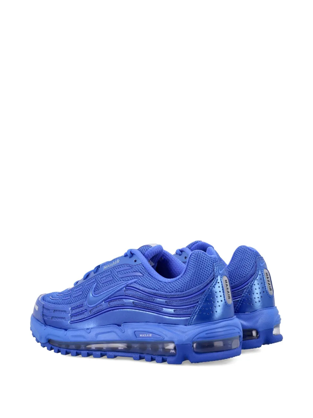 Blue Nike Air Max TL 2.5 lace-up running shoes with chunky tread outsole