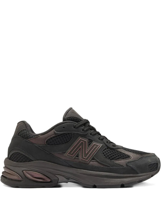 Black New Balance 2010 sneakers with N logo patch on side
