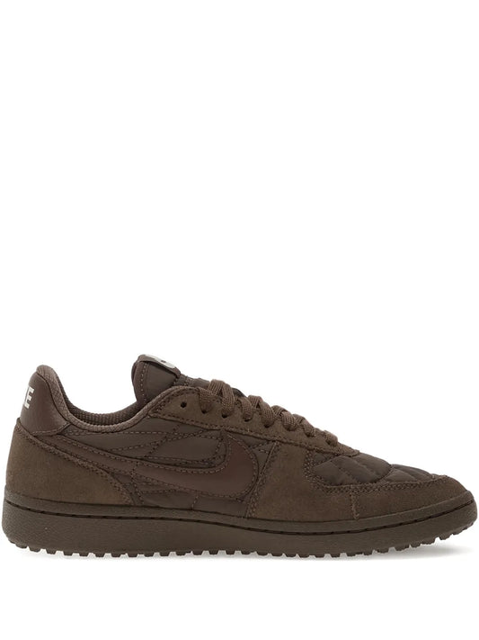 Nike Field General Suede sneaker, dark brown suede lace-up with swoosh