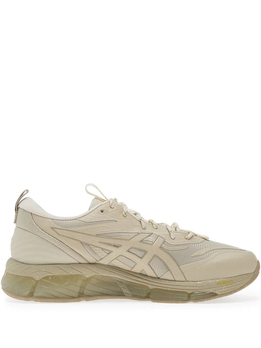 Beige ASICS Gel-Quantum 360 VIII lace-up running sneaker with gel sole