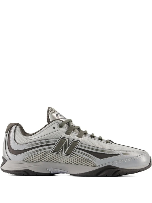 Grey New Balance RC56 low-top sneakers with 'N' logo and lace-up design