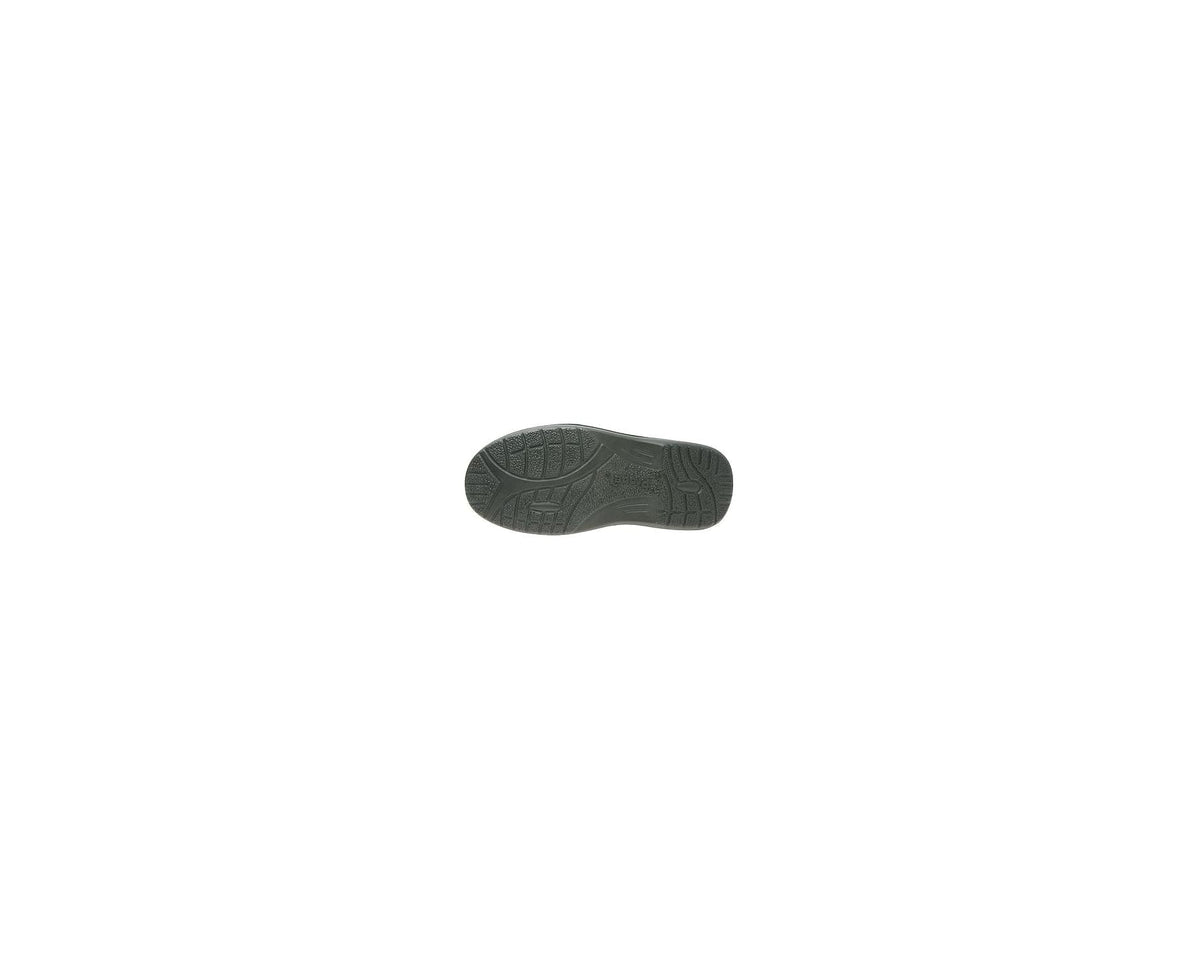 Men's black grain shoe outsole with textured tread for grip
