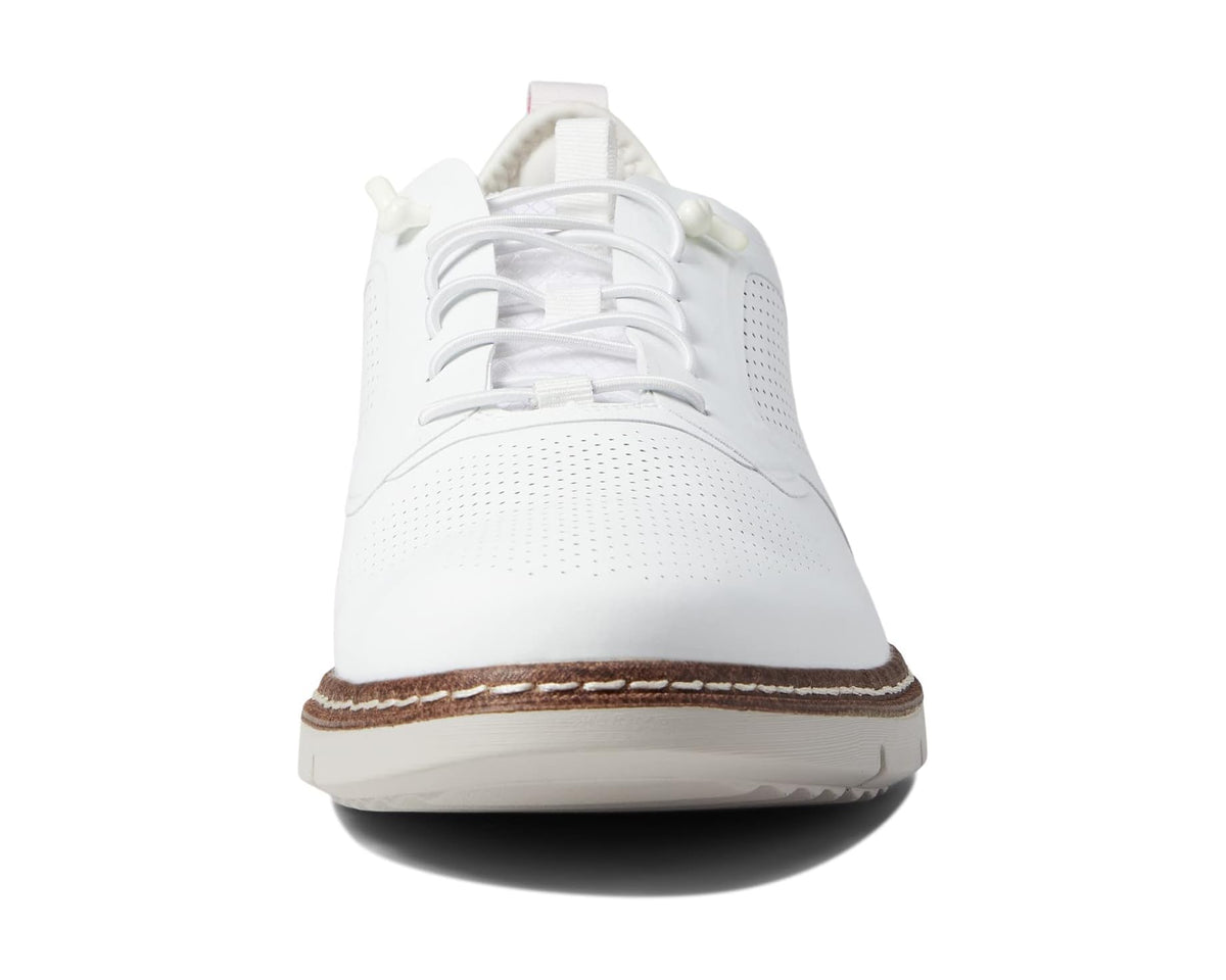 Men's Stacy Adams Synchro Elastic Lace Oxford White