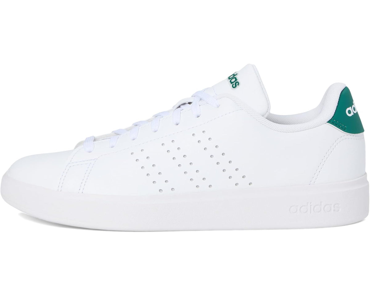 Men's adidas Advantage 2.0 White/Black/Collegiate Green