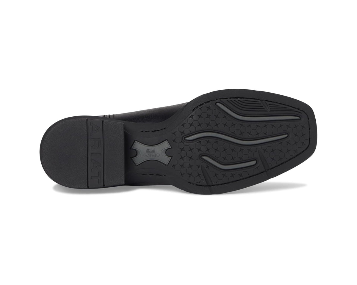 Men's Ariat Sport Narrow Cutter Toe Cowboy Boot Black Deertan