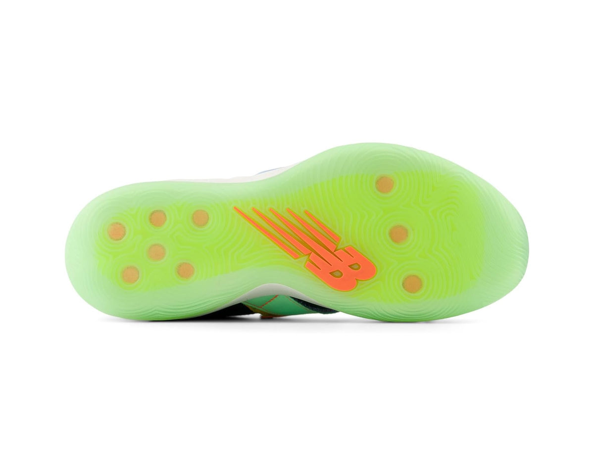 Unisex New Balance FuelCell Lindor v2 Off-Field Baseball Cleats Black/Neon Dragonfly