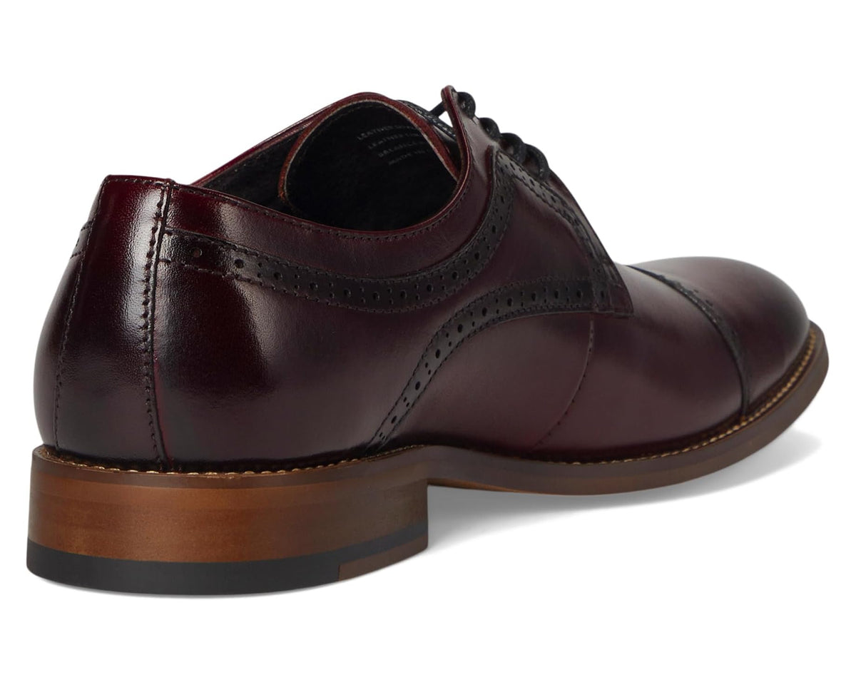 Men's Stacy Adams Dickinson Cap Toe Oxford Burgundy