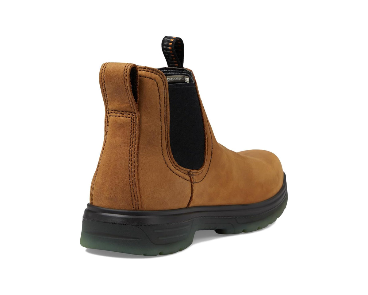 Men's Ariat Turbo Chelsea Waterproof Carbon Toe EH Aged Bark