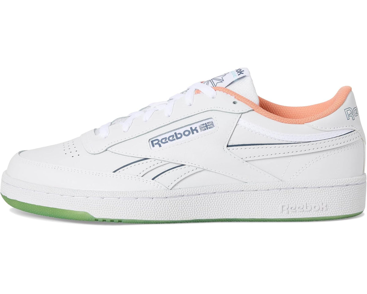 Unisex Reebok Lifestyle Club C Revenge White/Aiaqua/Sunkissed Orange