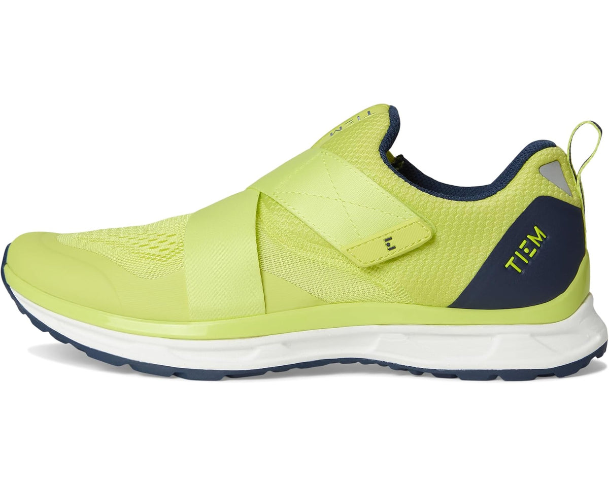 Men's TIEM Slipstream Cycling Shoe Citron/Navy
