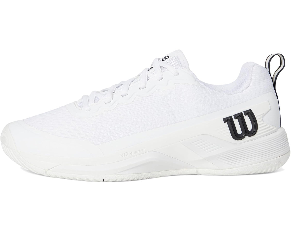 Men's Wilson Rush Pro 4.5 Wide Toe Box White