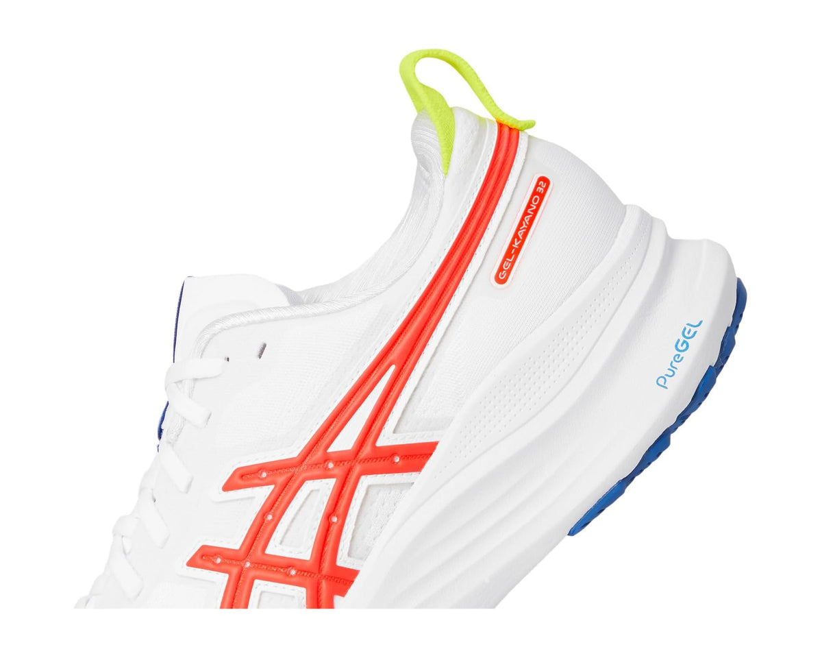 Men's ASICS GEL-Kayano® 32 White/Flash Coral