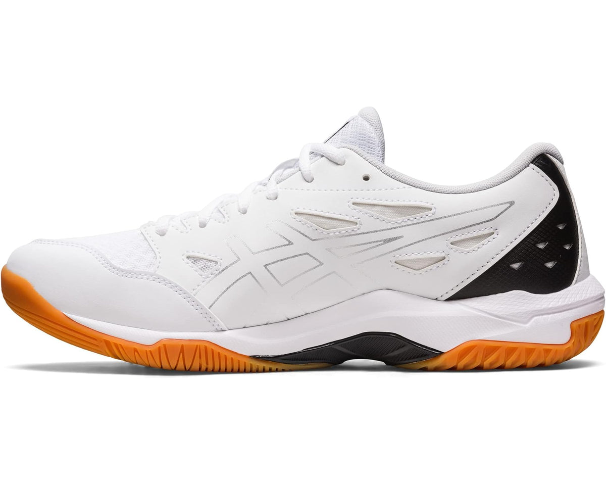 Men's ASICS GEL-Rocket Volleyball Shoe White/Pure Silver