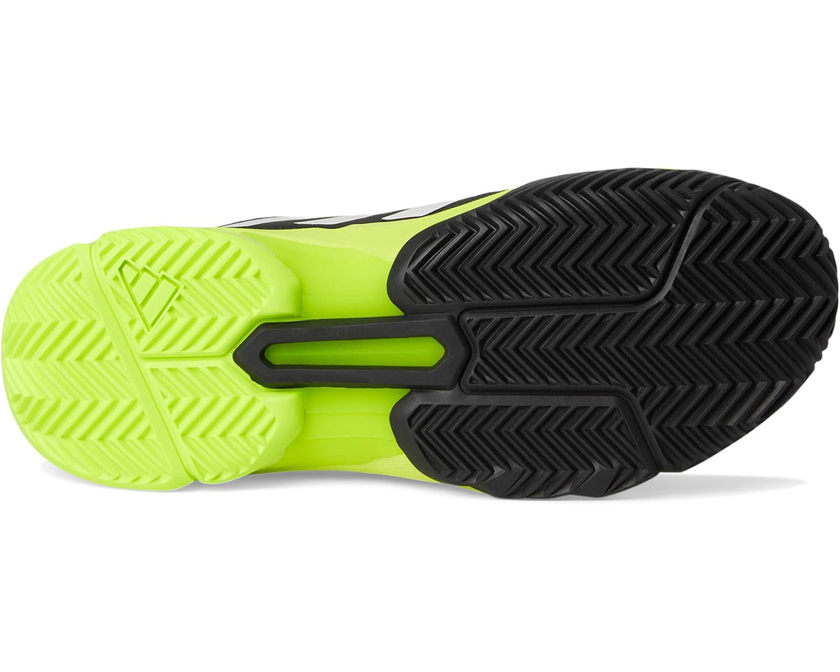 Men's adidas Courtjam Control 3 Tennis Shoe Carbon/Zero Metallic/Lucid Lemon