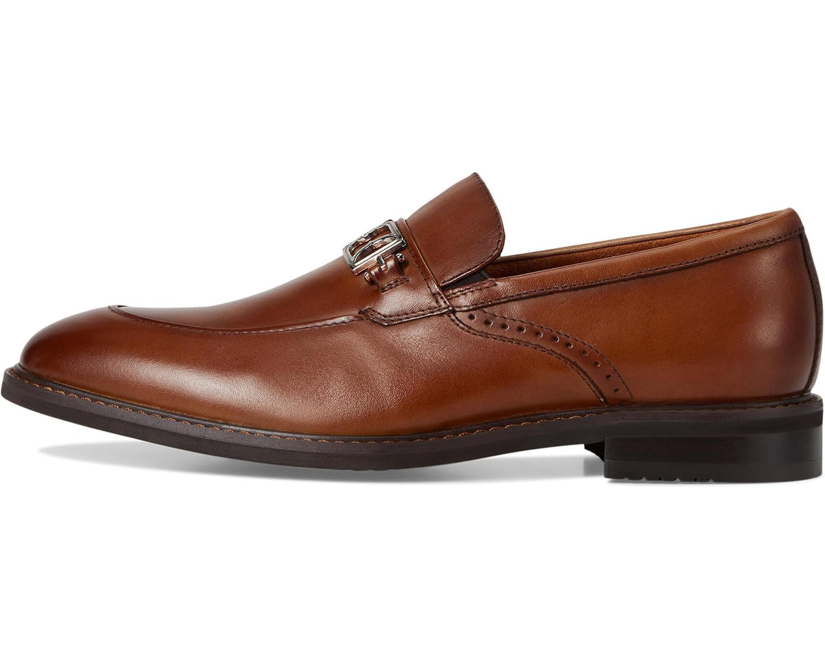 Men's Stacy Adams Boyd Moc Toe Bit Slip-On Brandy
