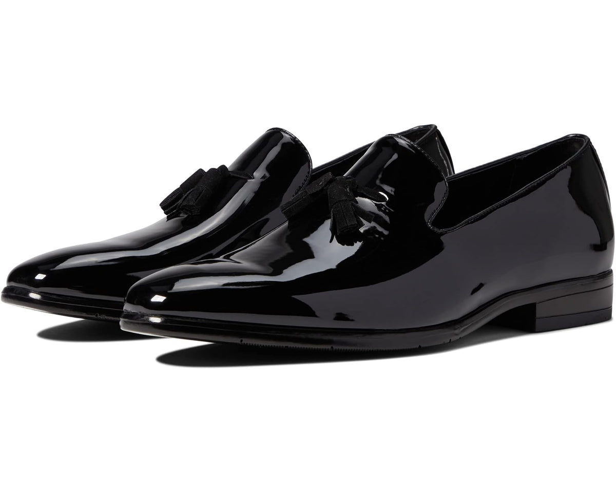 Men's Stacy Adams Phoenix Tassel Slip-On Loafers Black