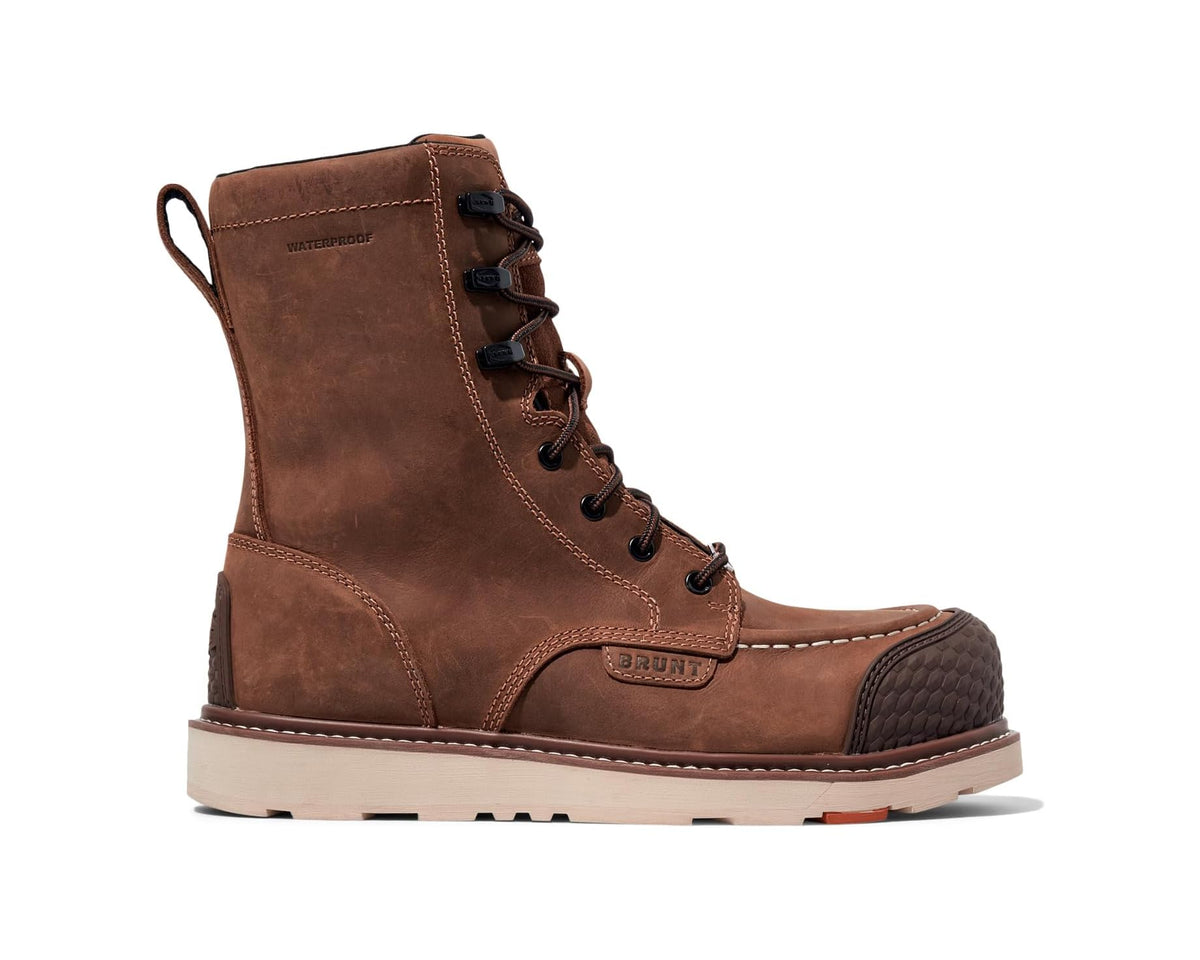Men's BRUNT The Marin 8 BRUNT Toe Comp Toe Brown